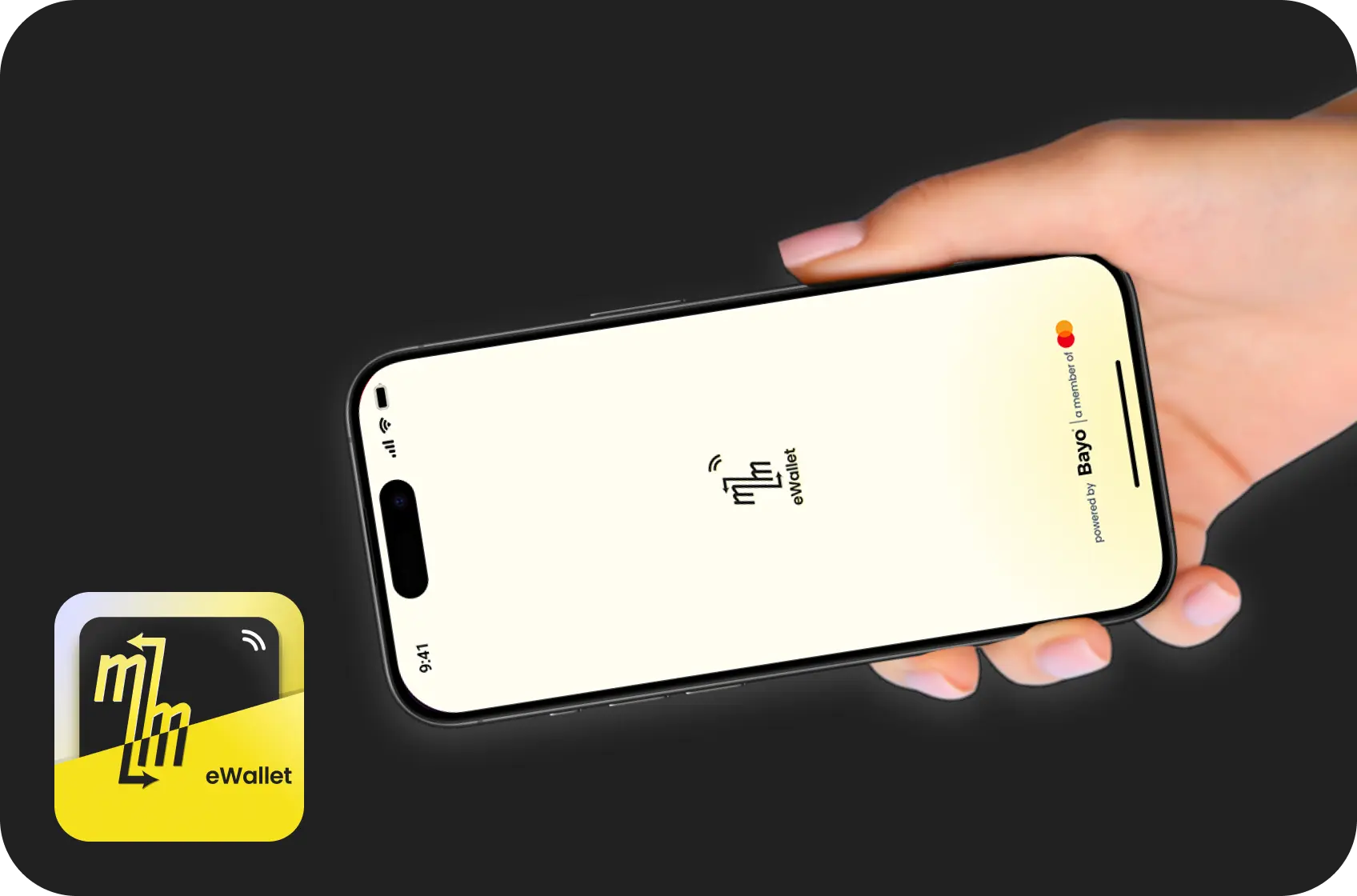 MoneyMatch eWallet app on mobile phone